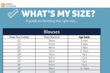 Blouses Size Guide